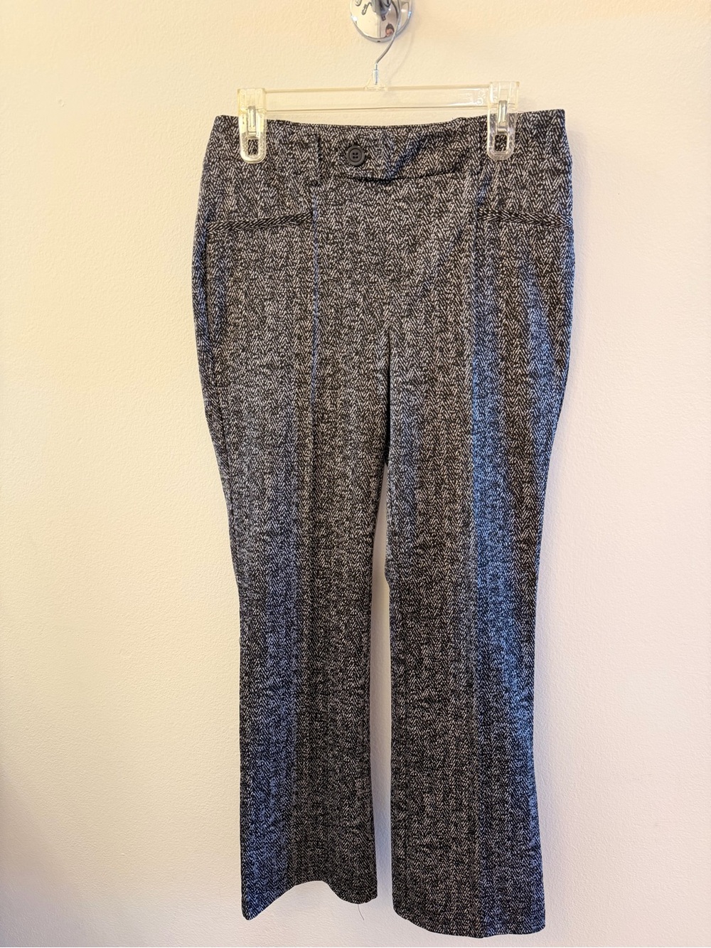 Women's Gray Tweed Dress Pants